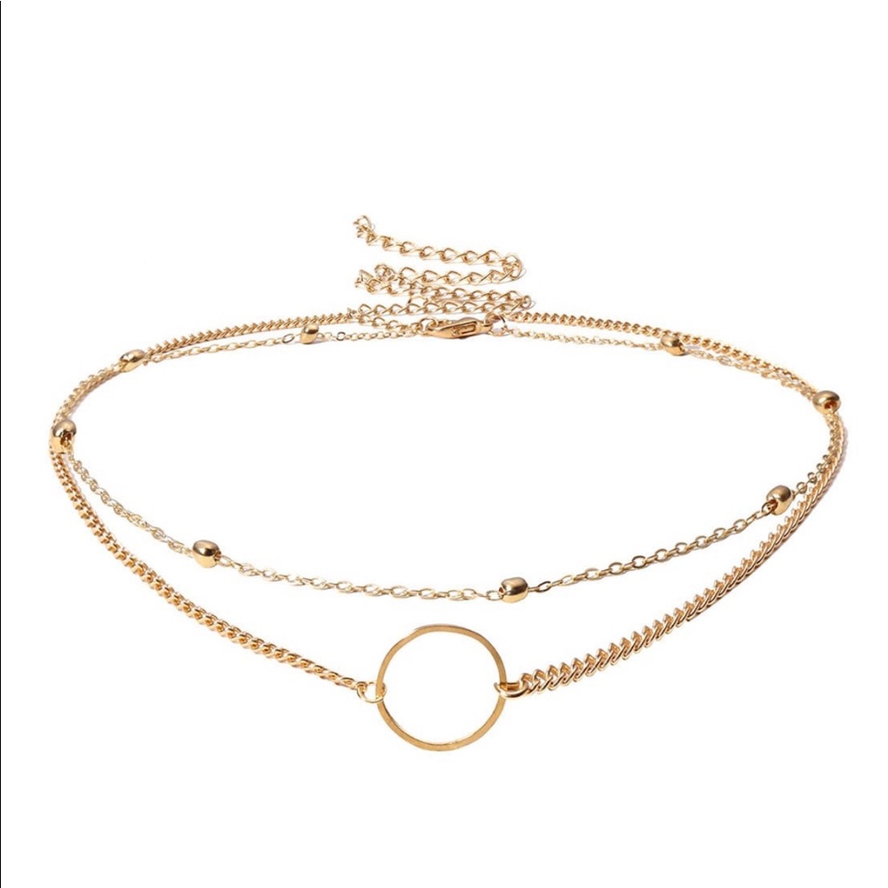 1 left! Chic Circle Choker - Picture 2 of 5